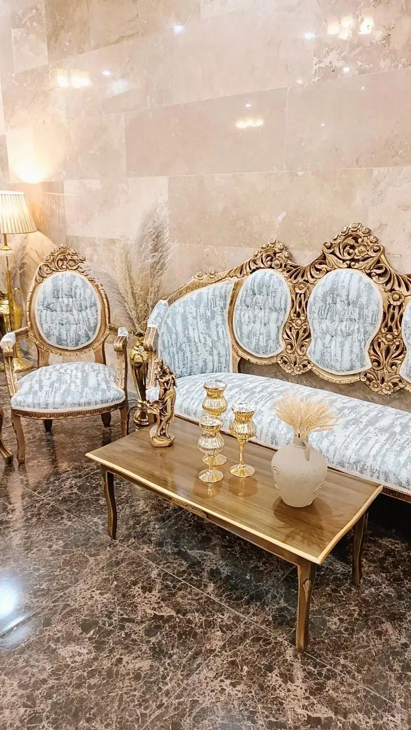 مبلمان استیل نیو کلاسیک|مبلمان خانگی و میز عسلی|تهران, تهرانپارس شرقی|دیوار