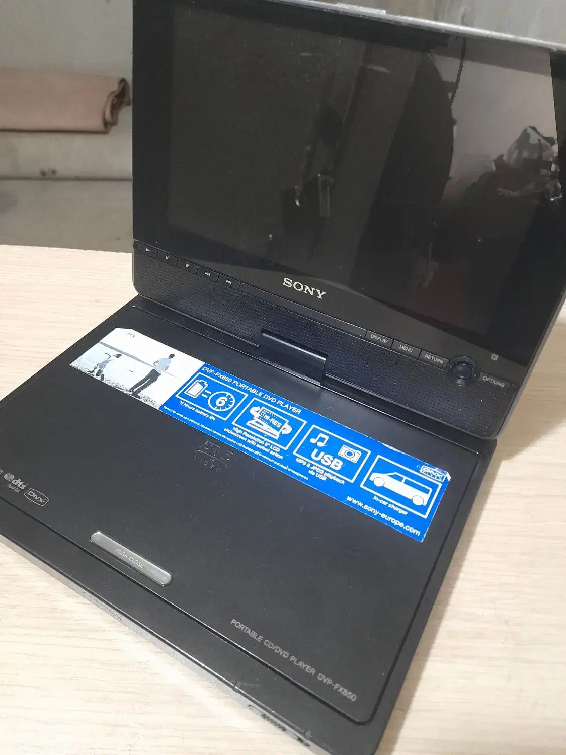 دی وی دی لبتابی پرتابل و مانیتور ورودی دار|پخش‌کننده DVD و ویدیو|ری, منصوریه منگل|دیوار