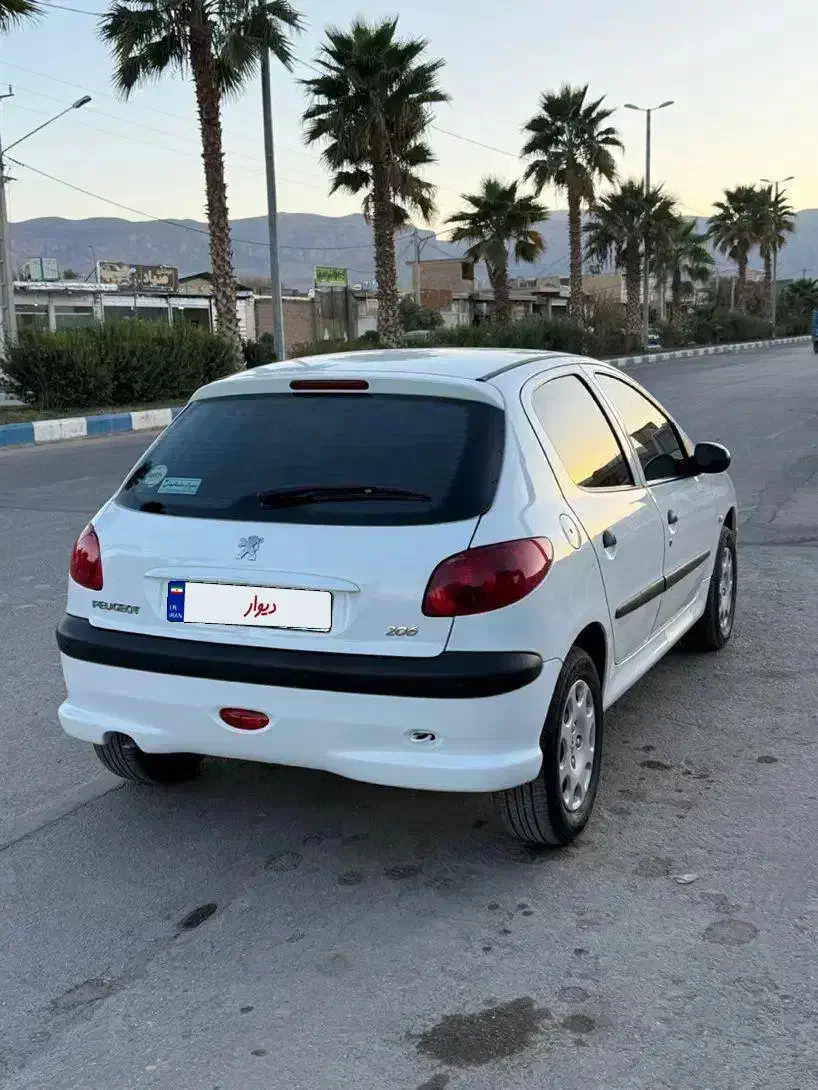 ۲۰۶ تیپ ۲ مدل ۱۴۰۰ تمام فابریک|خودرو سواری و وانت|نی‌ریز, |دیوار