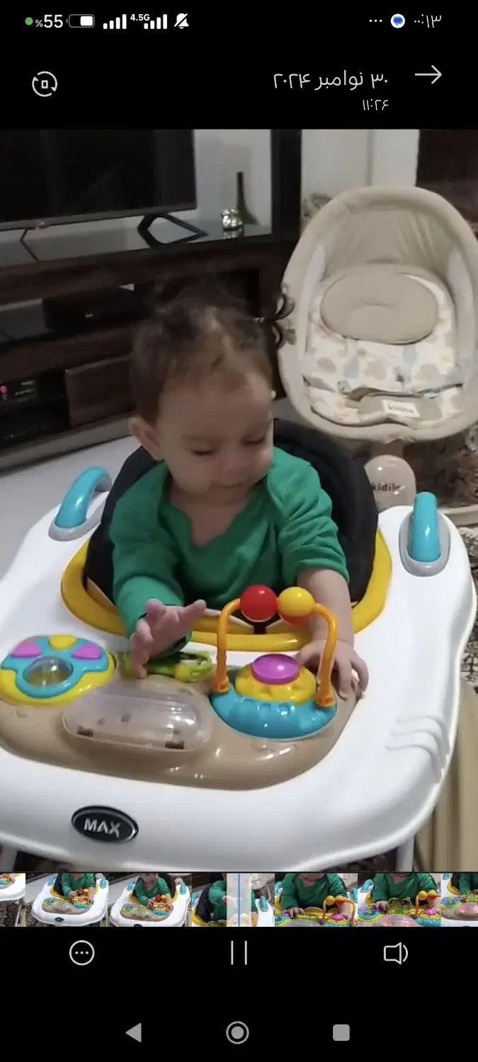 گهواره برقی مارک کیدیلو..روروئک|اسباب و اثاث بچه|بندر انزلی, ساحل قو|دیوار