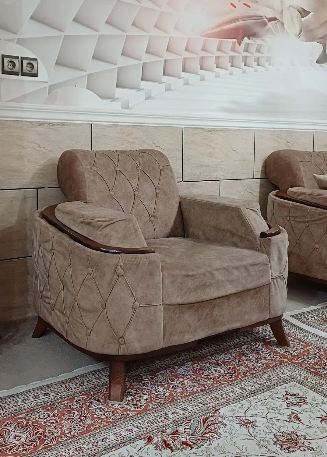 مبل ۹ نفره|مبلمان خانگی و میز عسلی|فاضل آباد, |دیوار