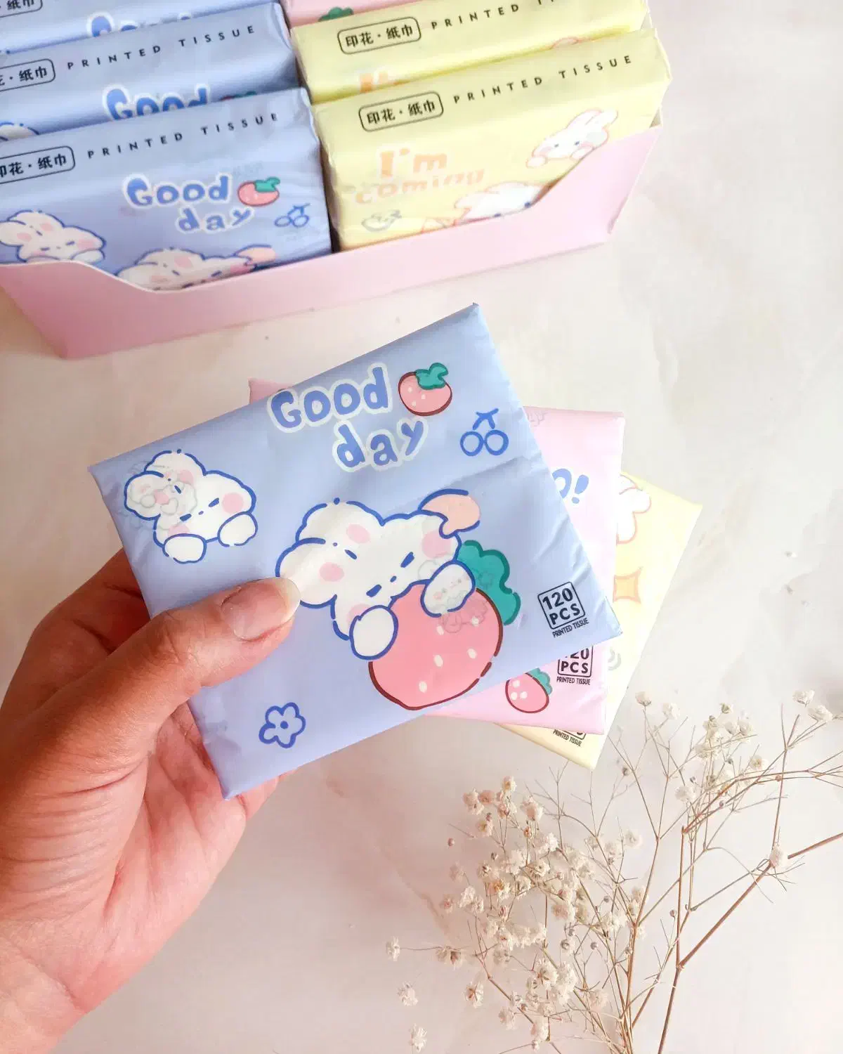 دستمال کاغذی طرحدار جیبی و داخل ماشین|مواد شوینده و دستمال کاغذی|قم, دورشهر|دیوار