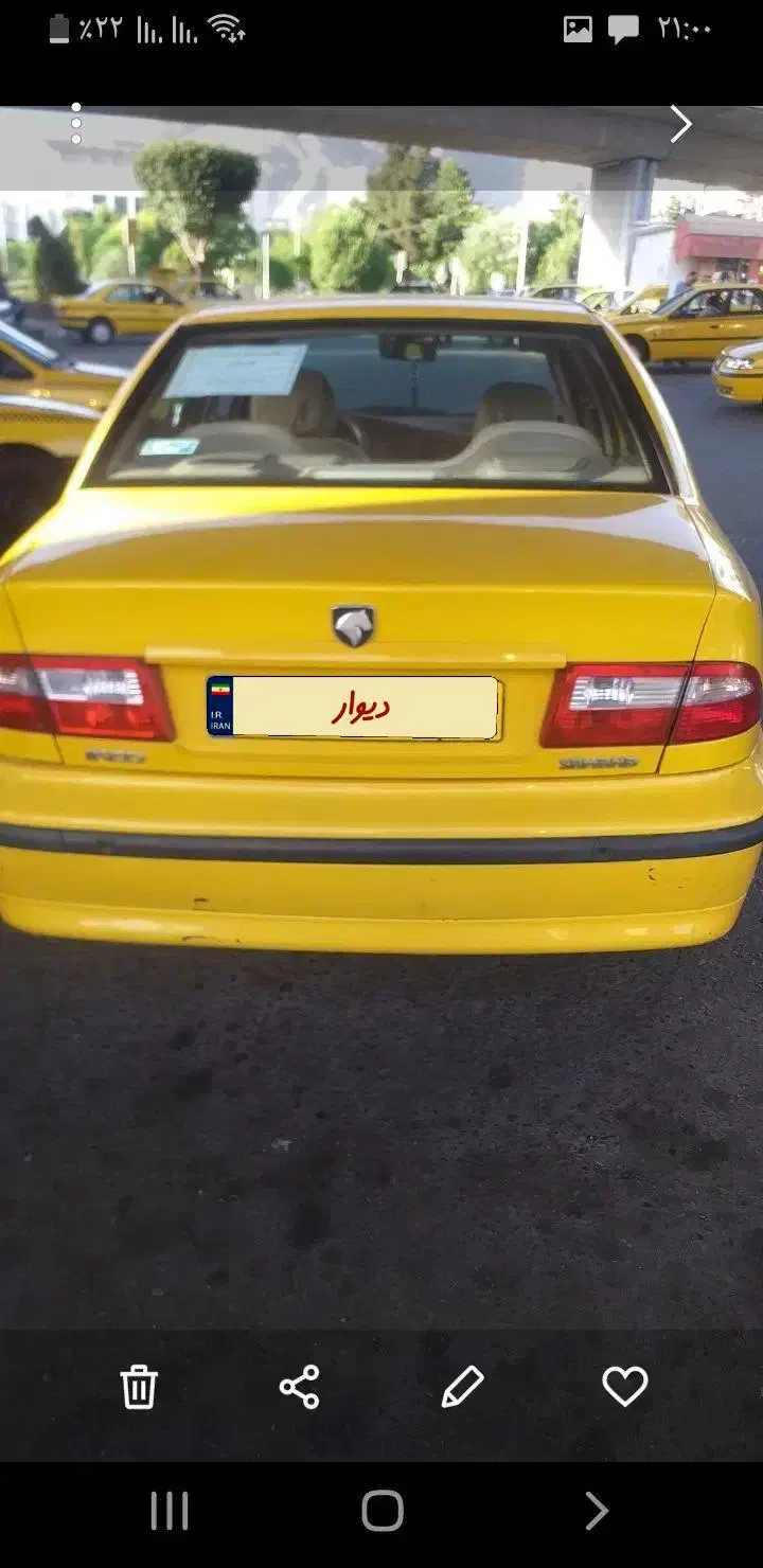 تاکسی سمند مدل ۹۵|خودرو سواری و وانت|کرج, شهرک اوج|دیوار