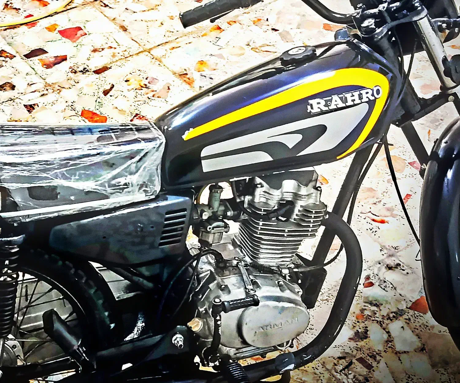 موتور 125 مزایده|موتورسیکلت|هرسین, |دیوار