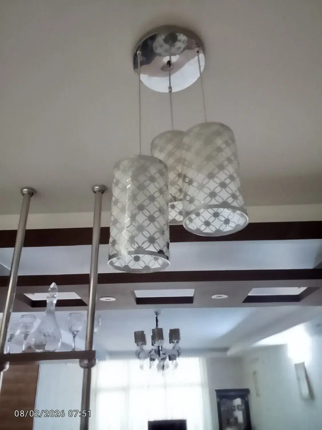 اویز آشپزخانه|لوستر و چراغ آویز|اصفهان, شیخ طوسی|دیوار