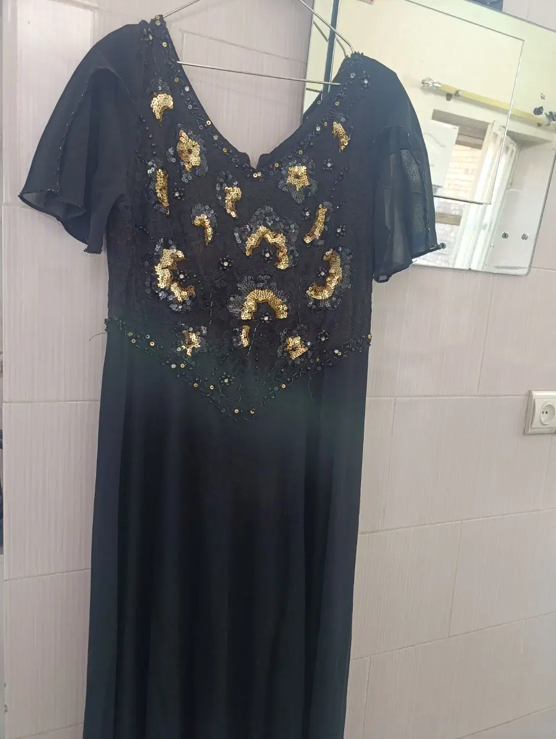 پیراهن مجلسی بلند مشکی|لباس|جعفرآباد, |دیوار