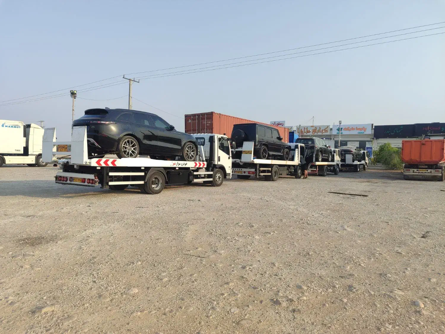 نیسان یدک کش چرخ گیر و خودرو بر|خدمات حمل و نقل|دشمن زیاری, |دیوار