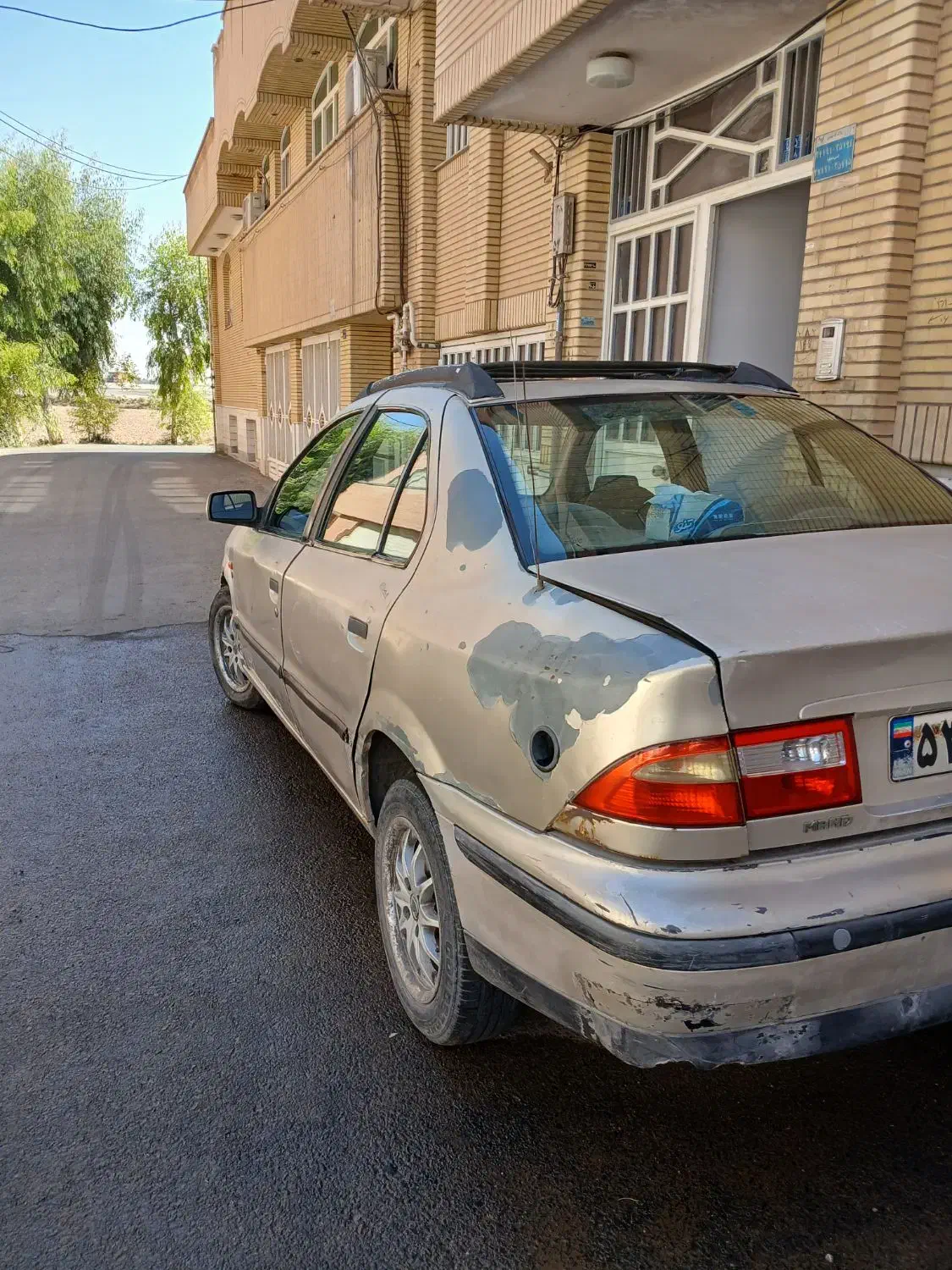 سمند x7 بژ|خودرو سواری و وانت|قم, باجک سه|دیوار