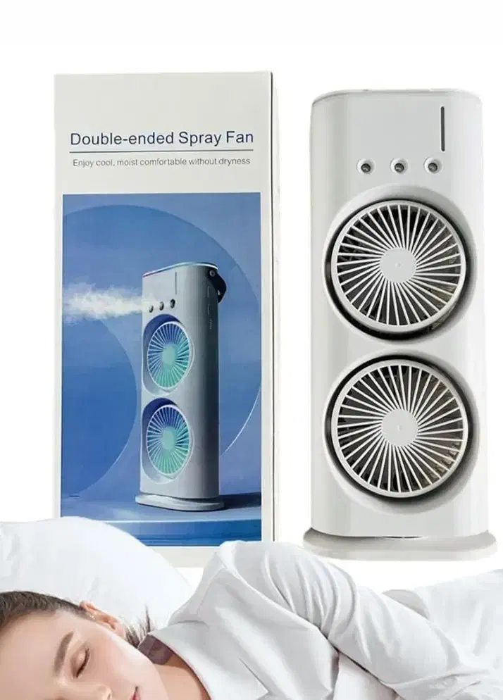 پنکه مه پاش دو فنه گردان دو قلو|پنکه و تصفیه‌کنندهٔ هوا|رشت, چله خانه|دیوار