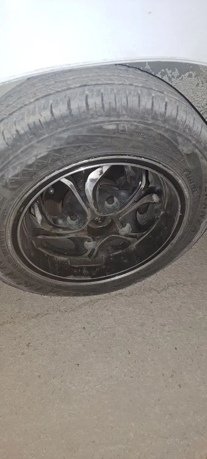 رینگ اسپرت با لاستیک پراید|قطعات یدکی و لوازم جانبی|یاسوج, |دیوار