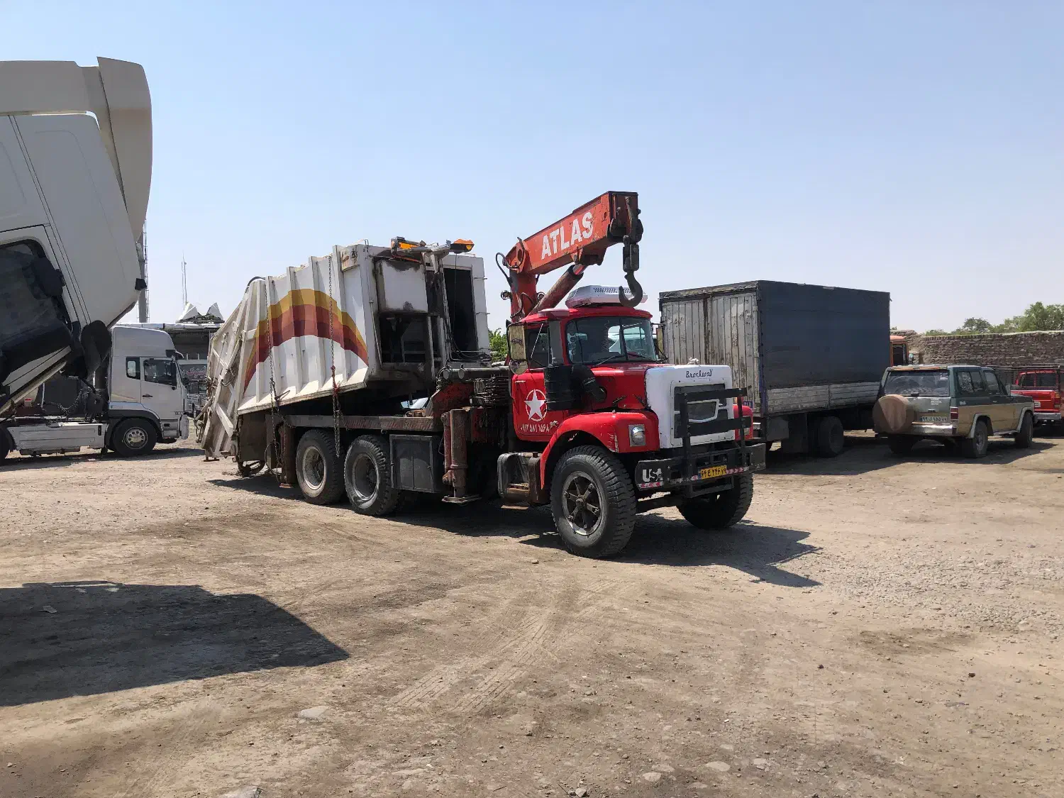 جرثقیل کفی ده چرخ|خدمات حمل و نقل|قزوین, |دیوار