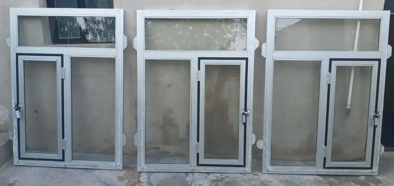 پنجره آلومینیوم ابعاد (۱۰۰×۱۴۰)سانتی مترشیشه سالم|مصالح و تجهیزات ساختمان|خمین, |دیوار