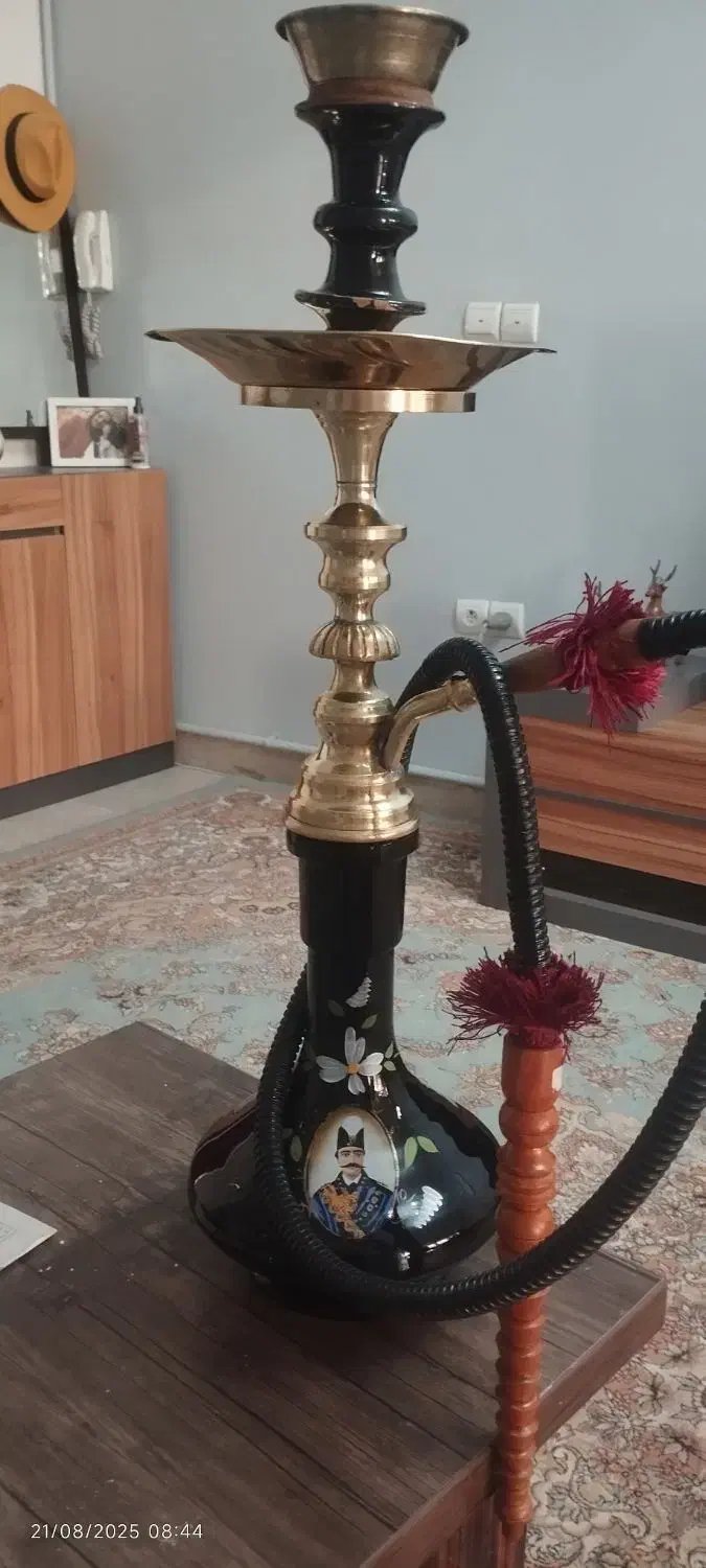 یک عدد قلیان برنجی داود اوغلی|کوهنوردی و کمپینگ|اسلامشهر, شهرک مهدیه|دیوار