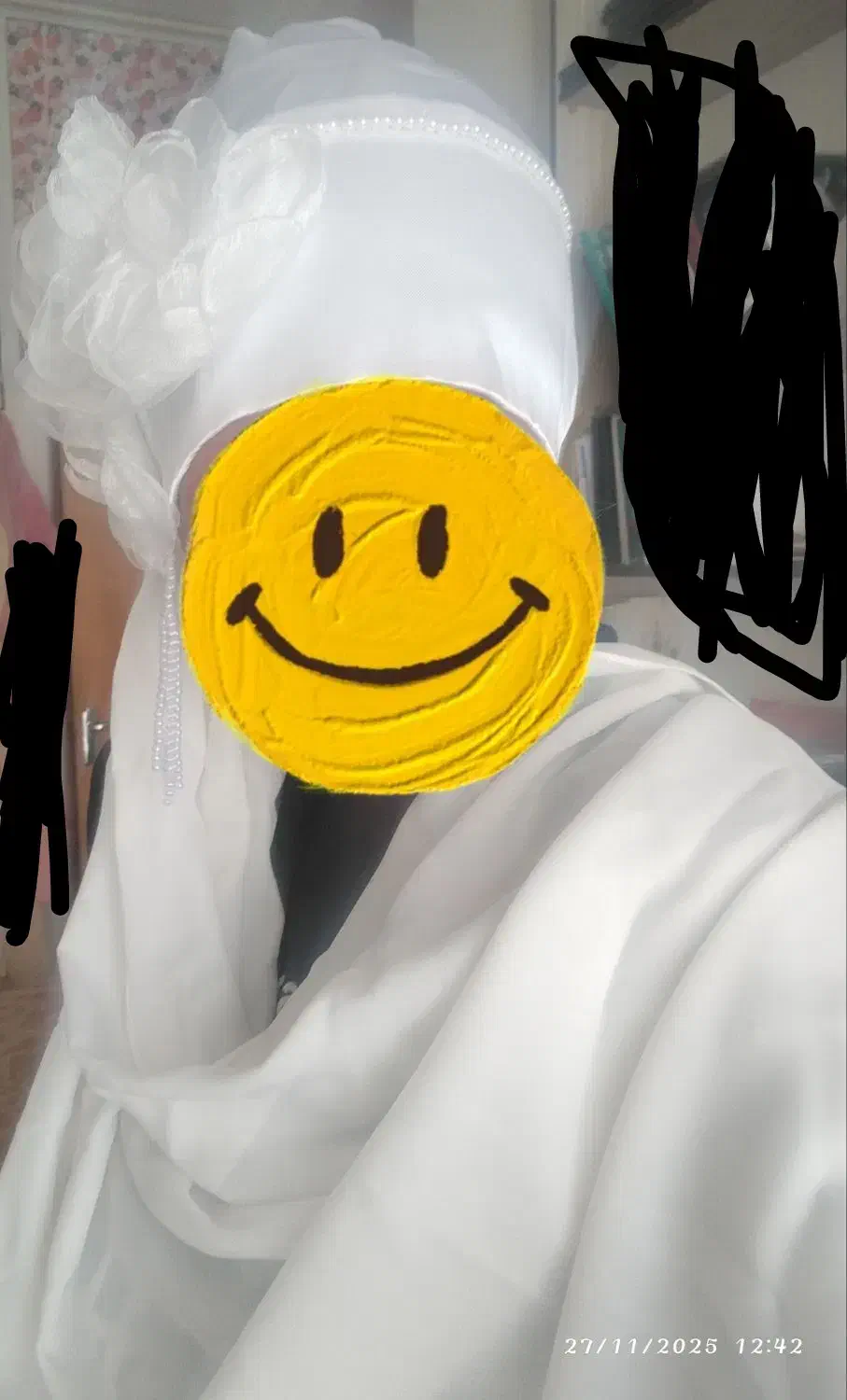 کلاه. حجاب|لباس|زرقان, |دیوار