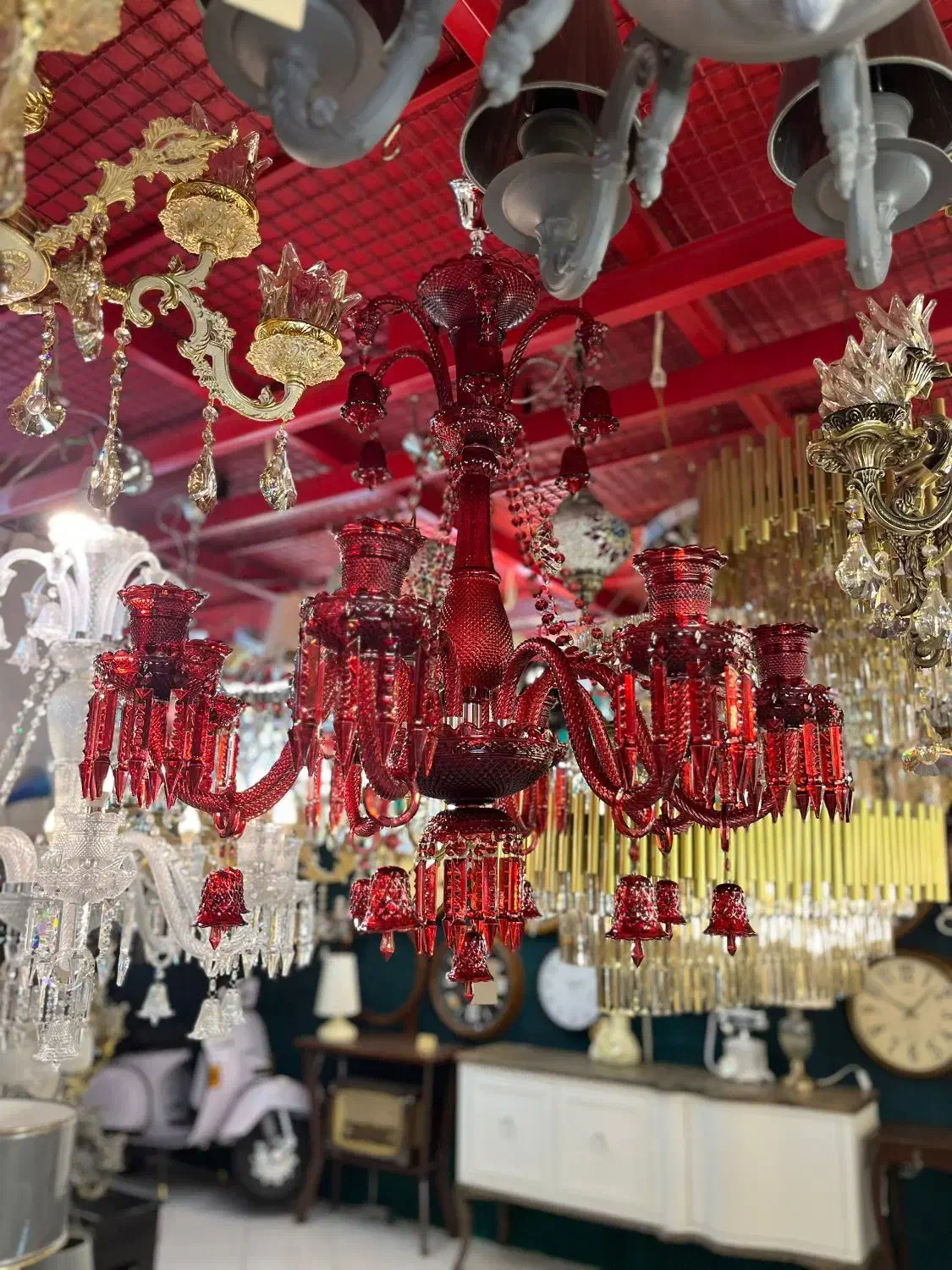 لوستر باکارات گرید A|لوستر و چراغ آویز|کرمان, |دیوار