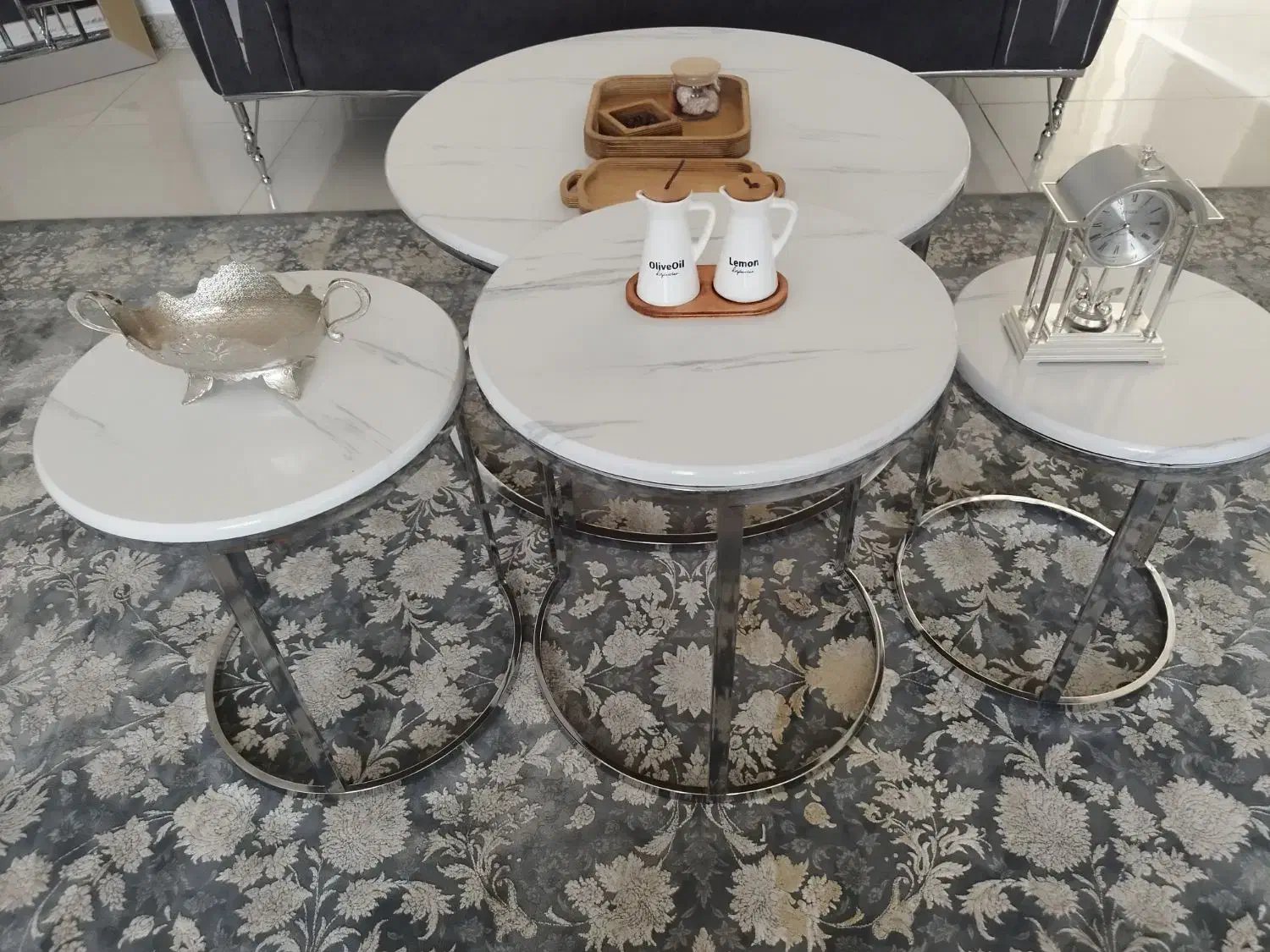 جلو مبلی چهارتیکه|مبلمان خانگی و میز عسلی|همدان, |دیوار