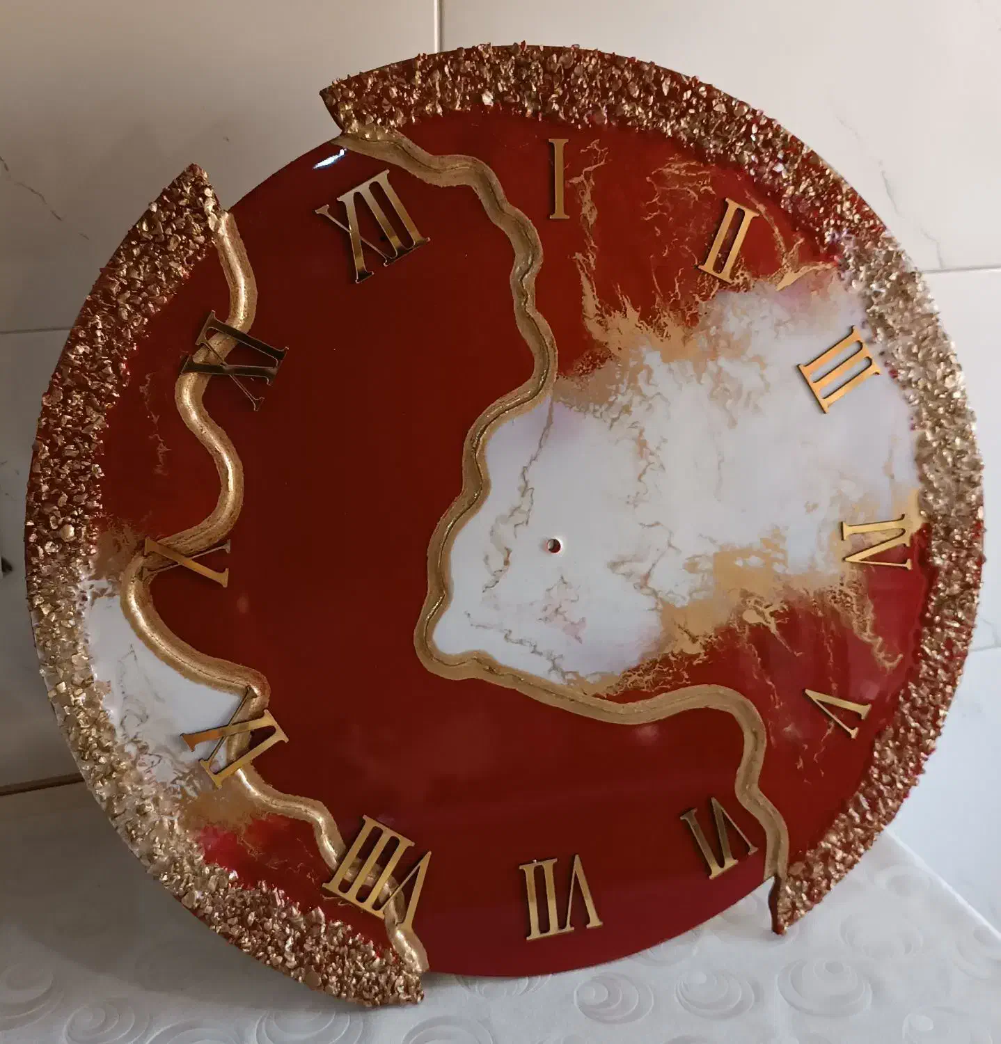 ساعت دیواری و ظروف رزینی|صنایع دستی و سایر لوازم تزئینی|محمدشهر, محمدشهر|دیوار