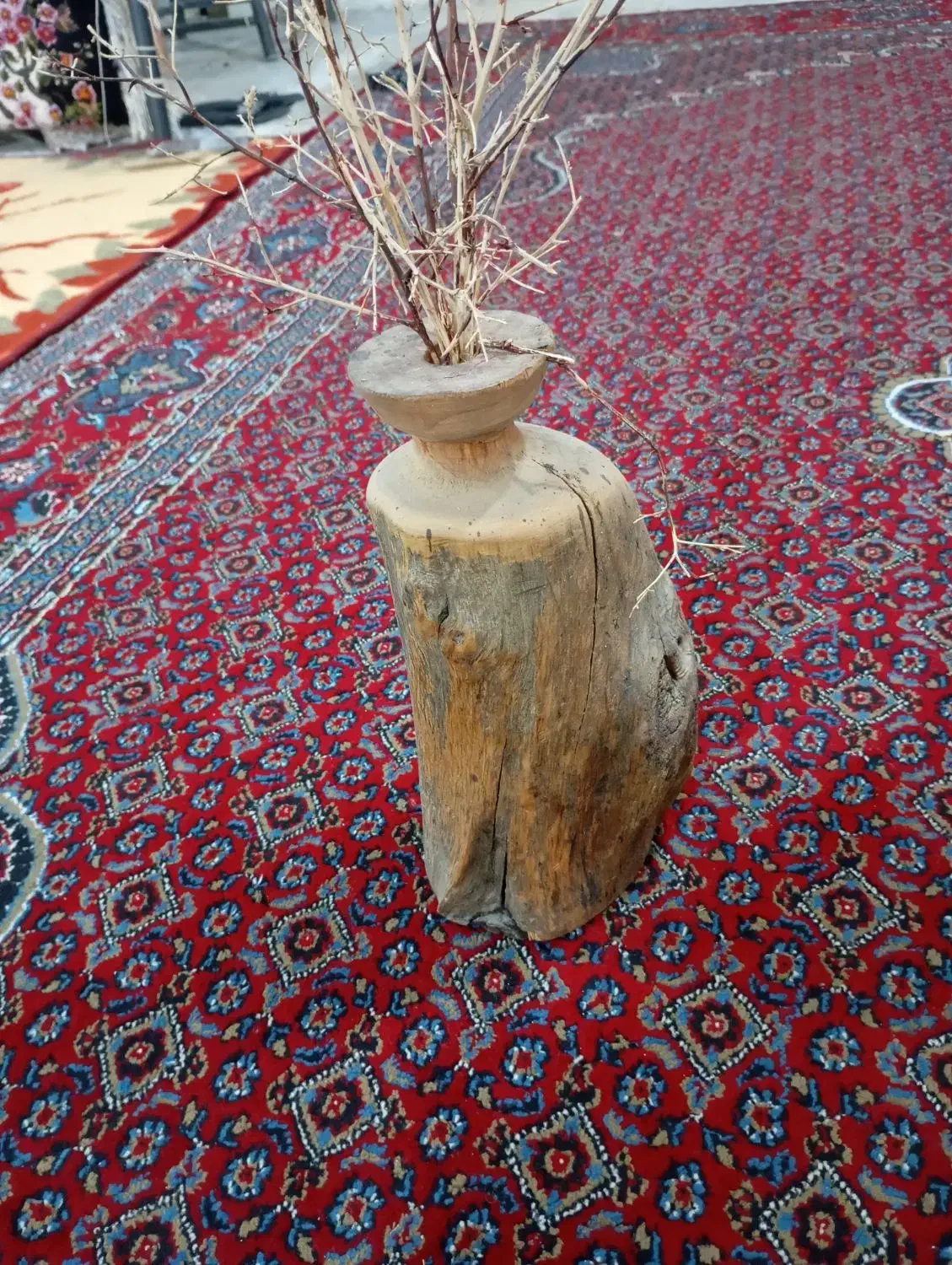 گلدان چوبی|گل مصنوعی|بروجرد, |دیوار