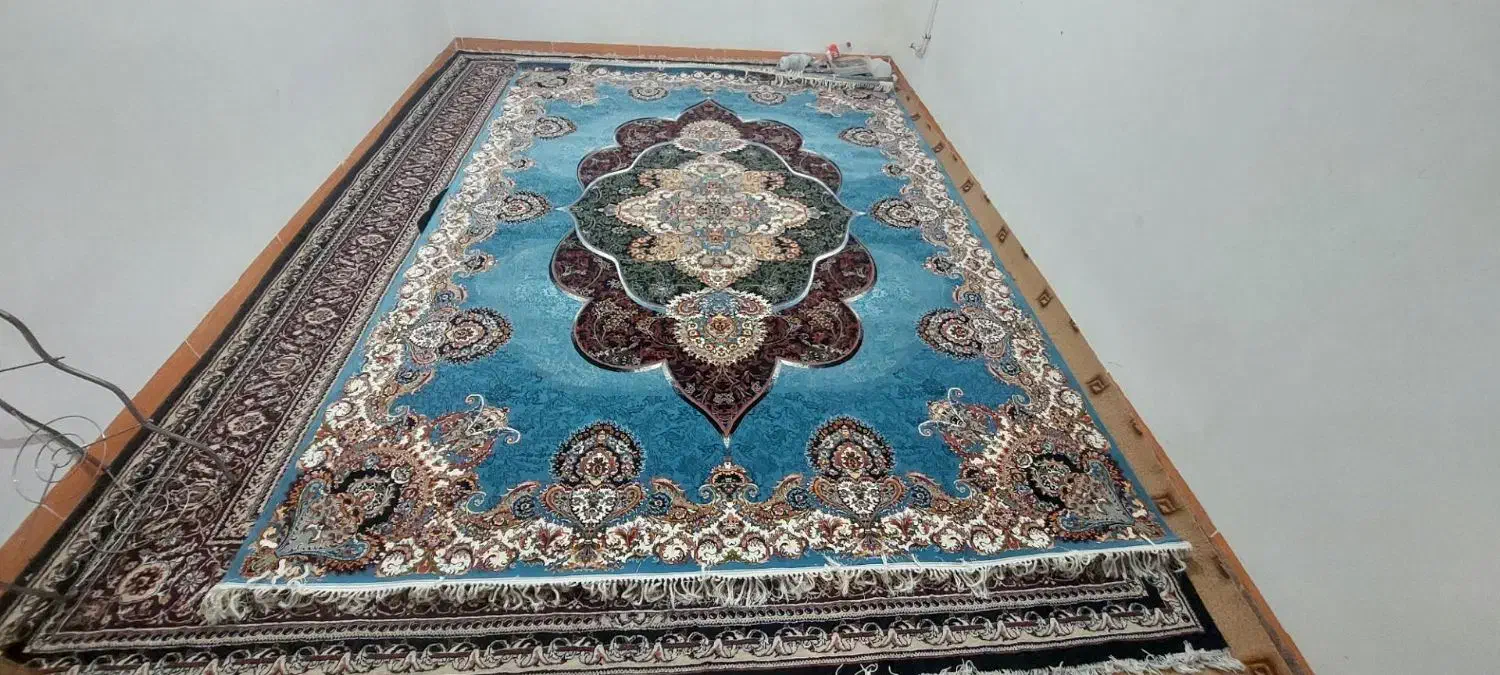 چهارتخته فرش نو استفاده نشده 9متری 700شانه|فرش|قصرشیرین, |دیوار