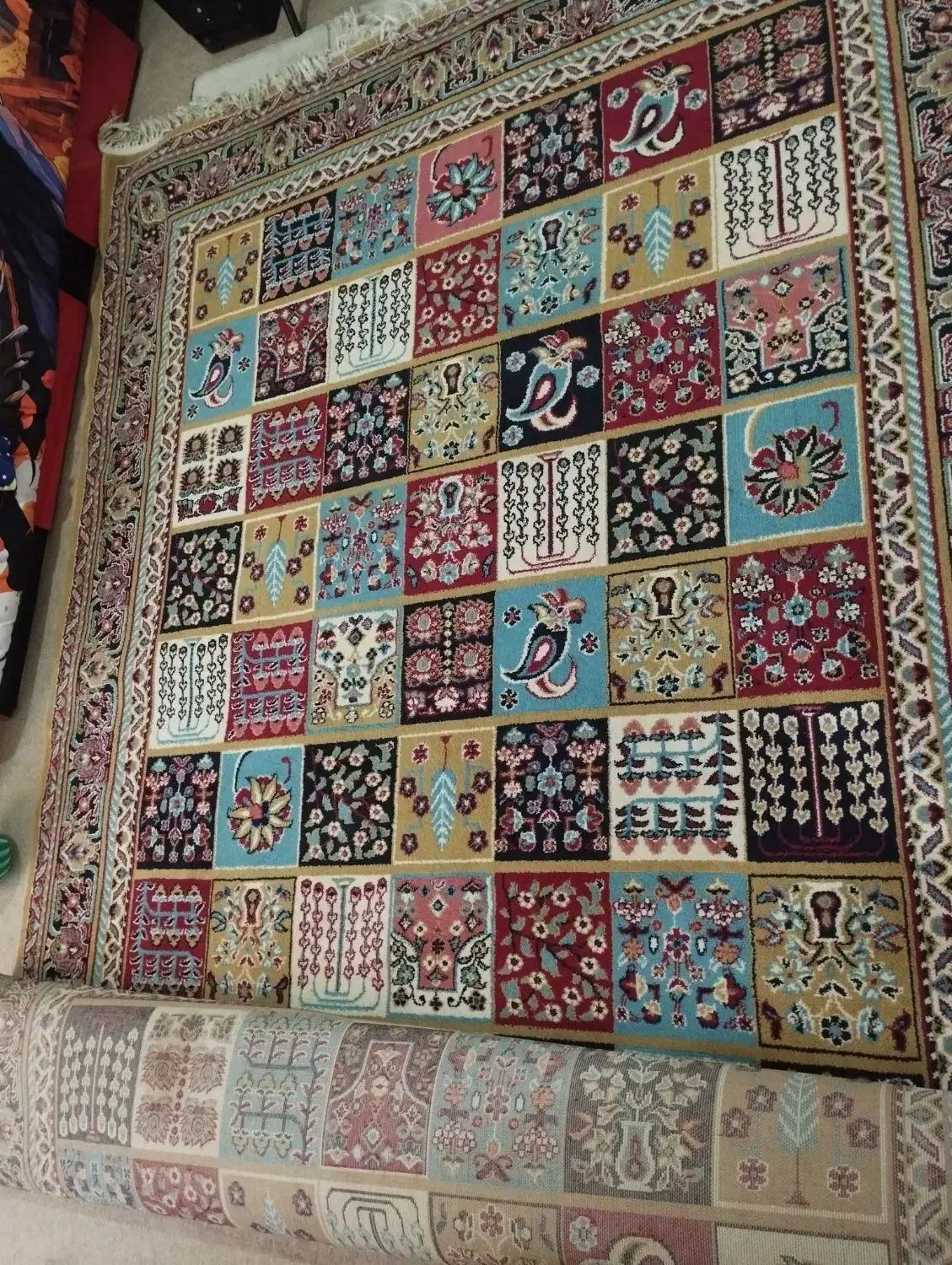 گلیم فرش ۶ متری|گلیم، جاجیم، گبه|خرم‌آباد, |دیوار