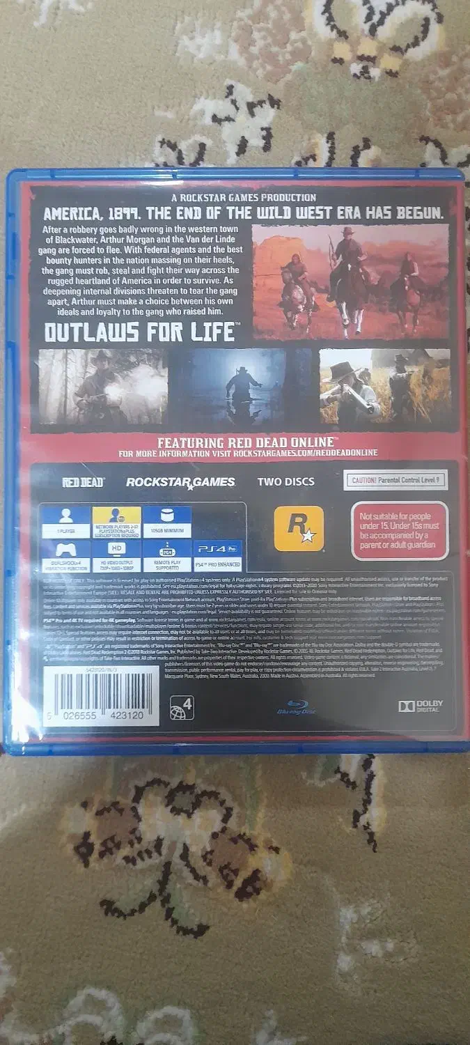 دیسک بازی ردد ۲ برای ps4|کنسول، بازی ویدئویی و آنلاین|اراک, |دیوار