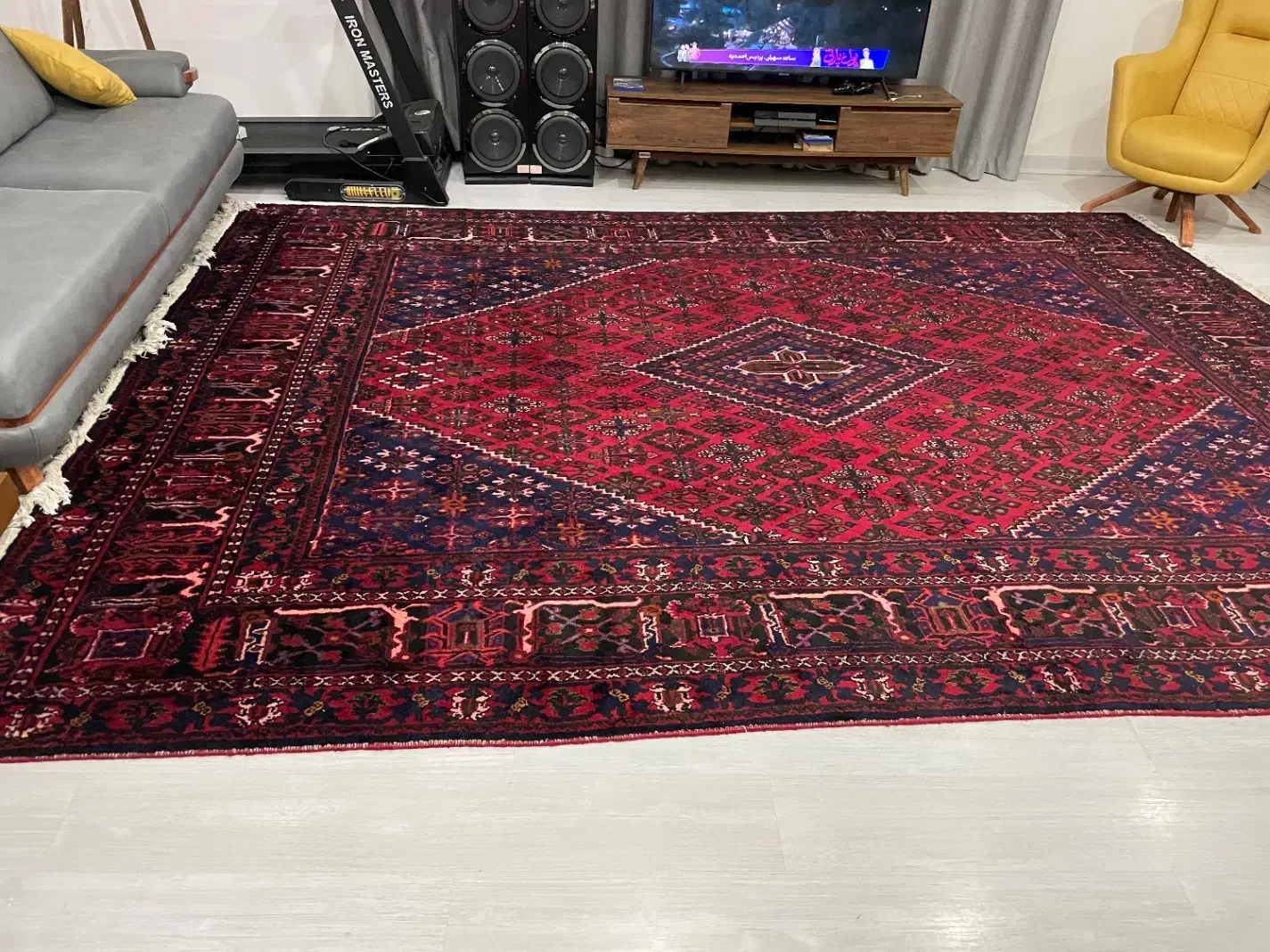 فرش ۱۲ متری دستباف جوشقان|فرش|قشم, |دیوار