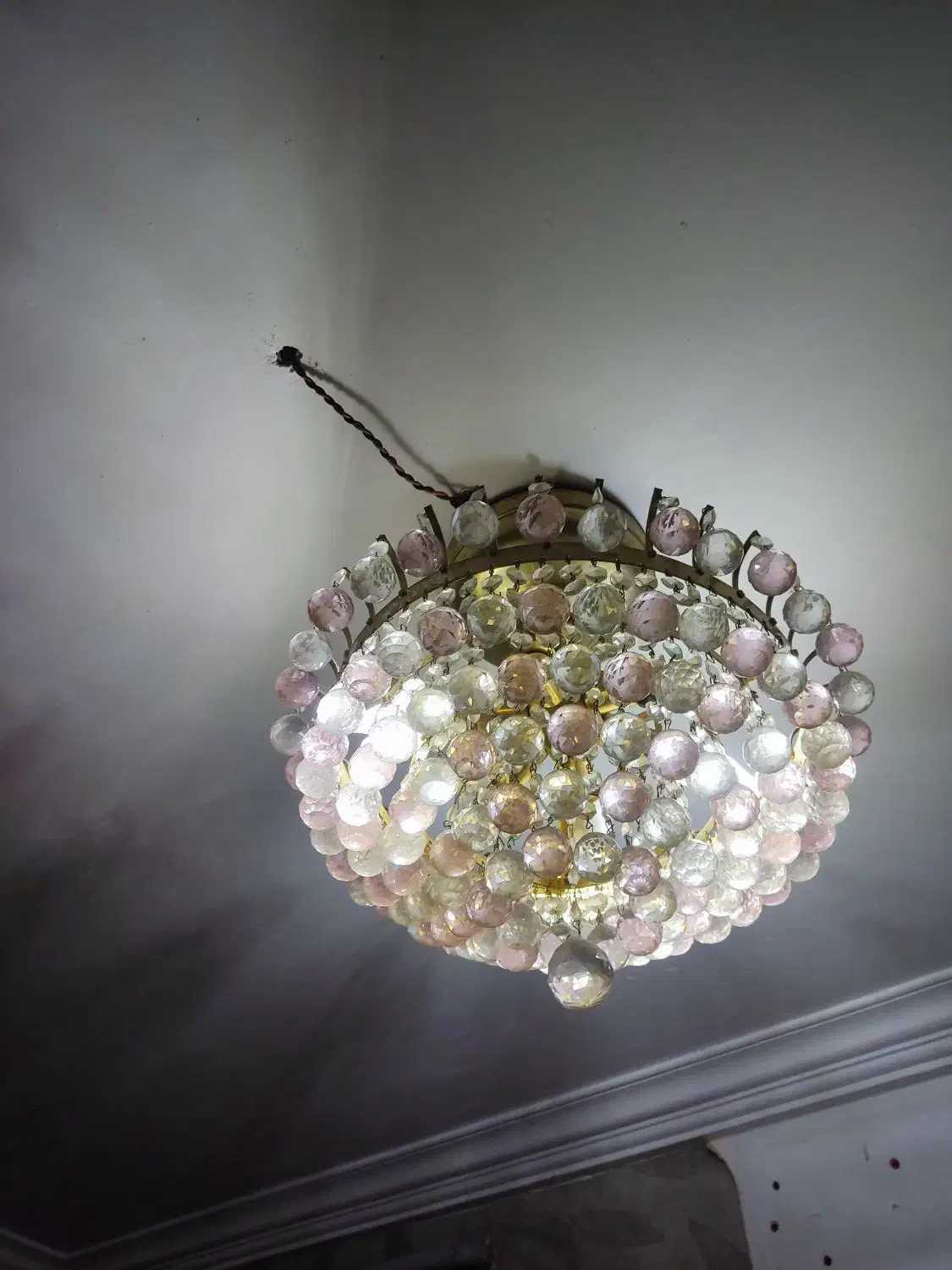 لوستر کریستالی|لوستر و چراغ آویز|گنبد کاووس, |دیوار