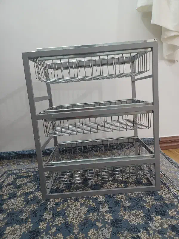 سبد سیب زمینی و پیاز|آب‌چکان و نظم‌دهنده ظروف|زنجان, |دیوار