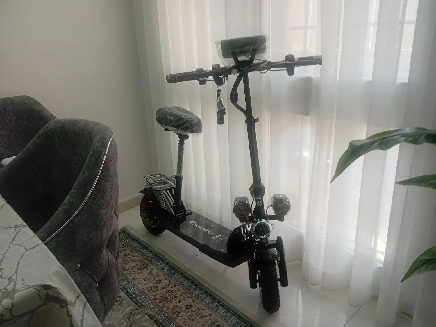 اسکوتر برقی|دوچرخه، اسکیت، اسکوتر|پرند, فاز ۲|دیوار