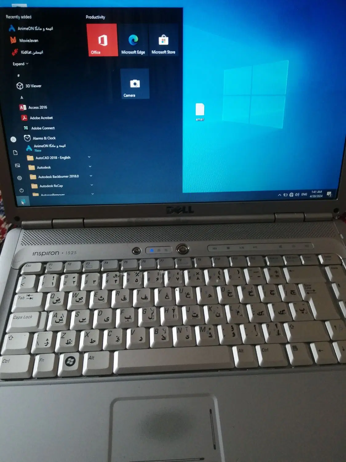 inspiron 1525  DELL|رایانه همراه|اصفهان, دانشگاه اصفهان|دیوار
