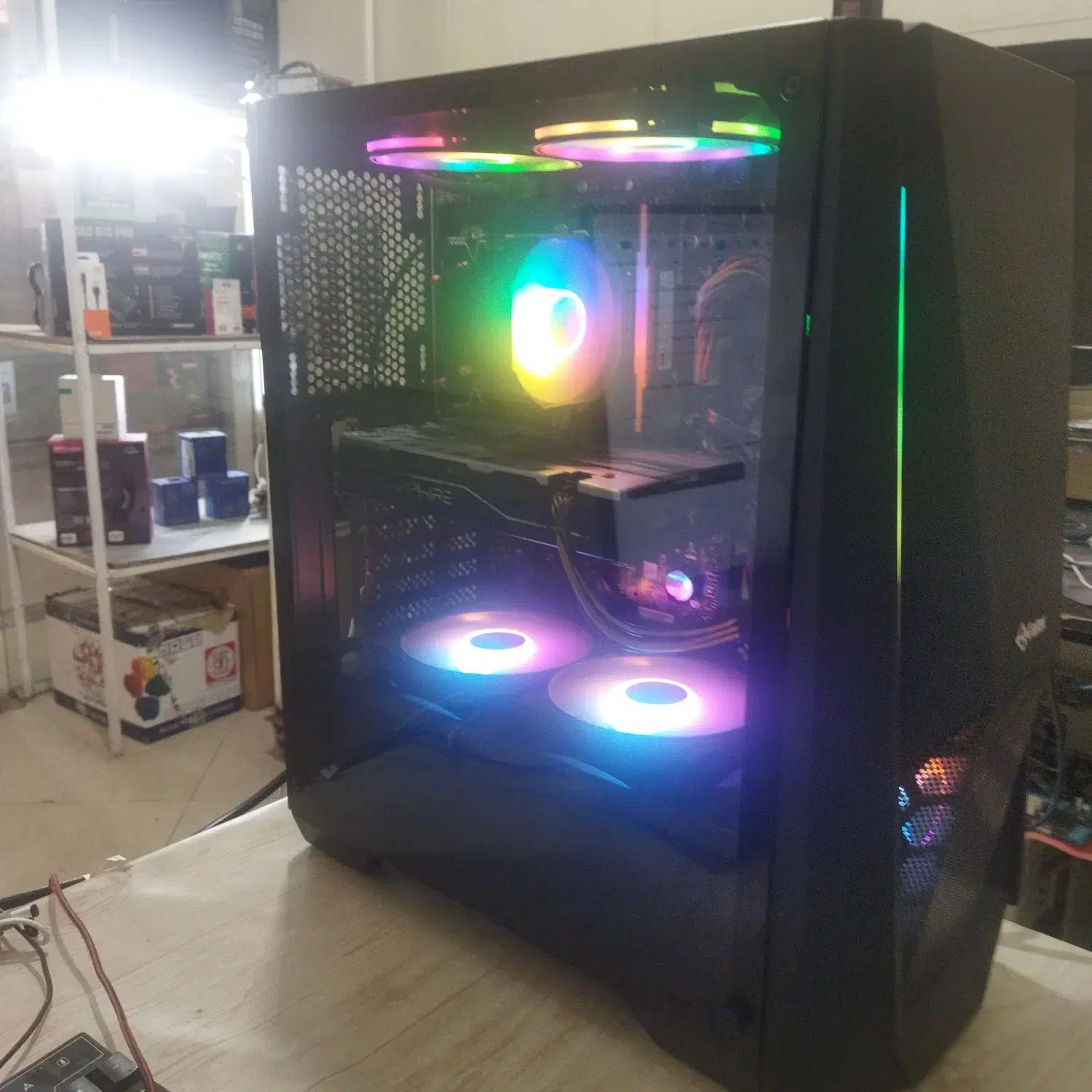 سیستم گیمینگ با گرافیک 8 گیگ اقتصادی|رایانه رومیزی|تهران, شهرک شریعتی|دیوار