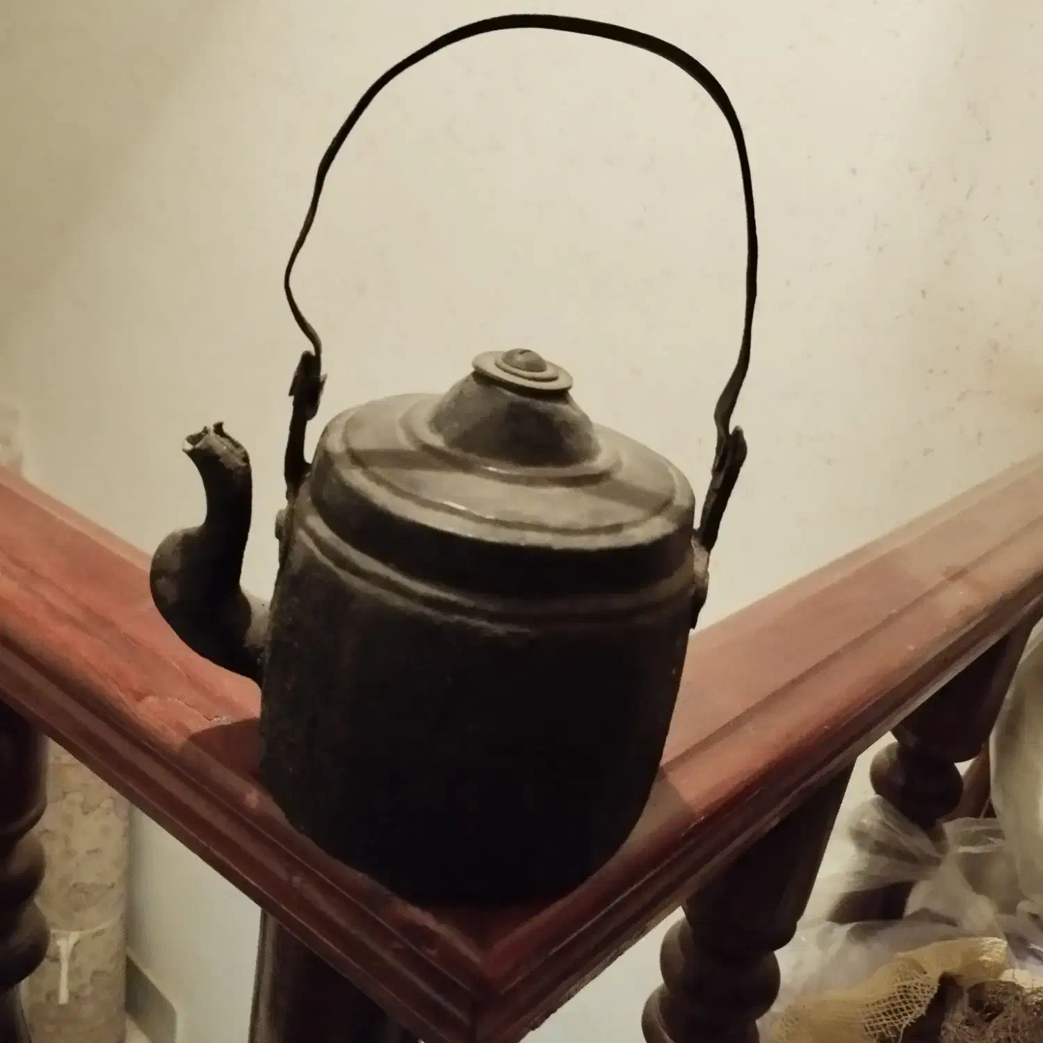 سماور ورشو عتیقه و کتری سینی مس عتیقه|کلکسیون اشیاء عتیقه|شاهینشهر, شهرک گلدیس|دیوار