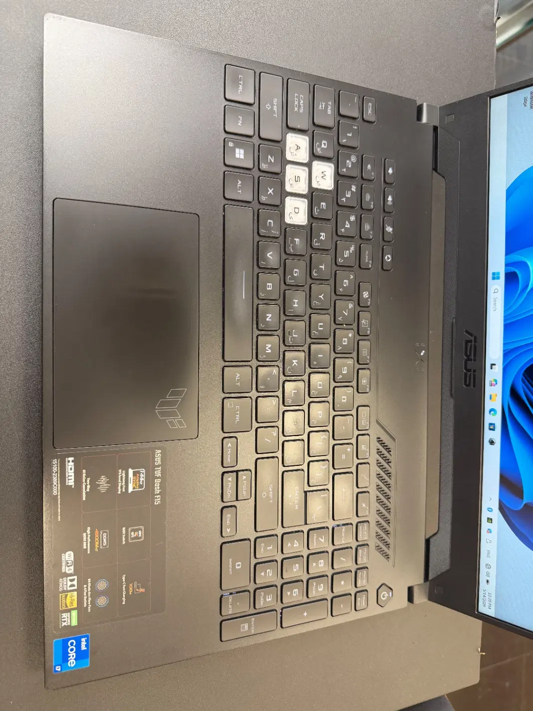 Asus tuf gaming FX517Z|رایانه همراه|تهران, جردن|دیوار