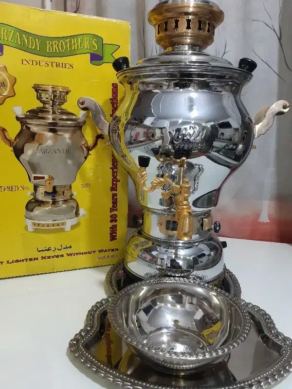 سماور گازی ۶ لیتری نو|سماور، چای‌ساز، قهوه‌ساز|تهران, زنجان جنوبی|دیوار