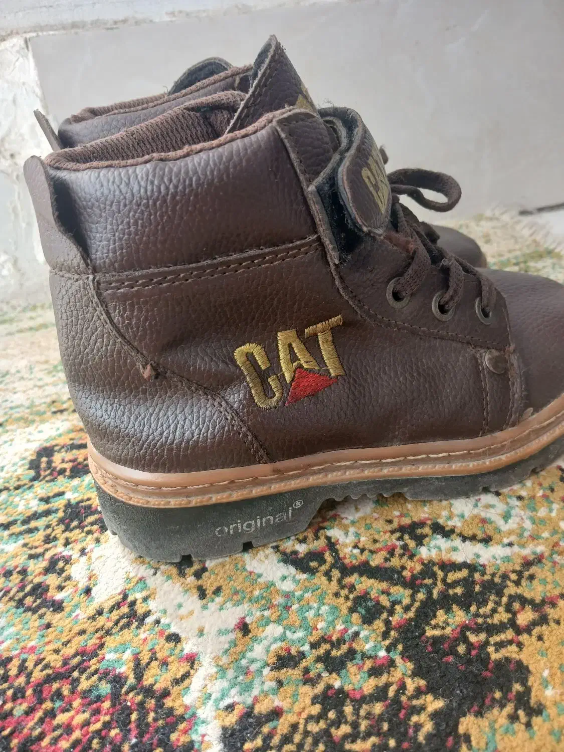 نیم بوت پسرونه چرم اصل|کیف، کفش، کمربند|خرمآباد, |دیوار