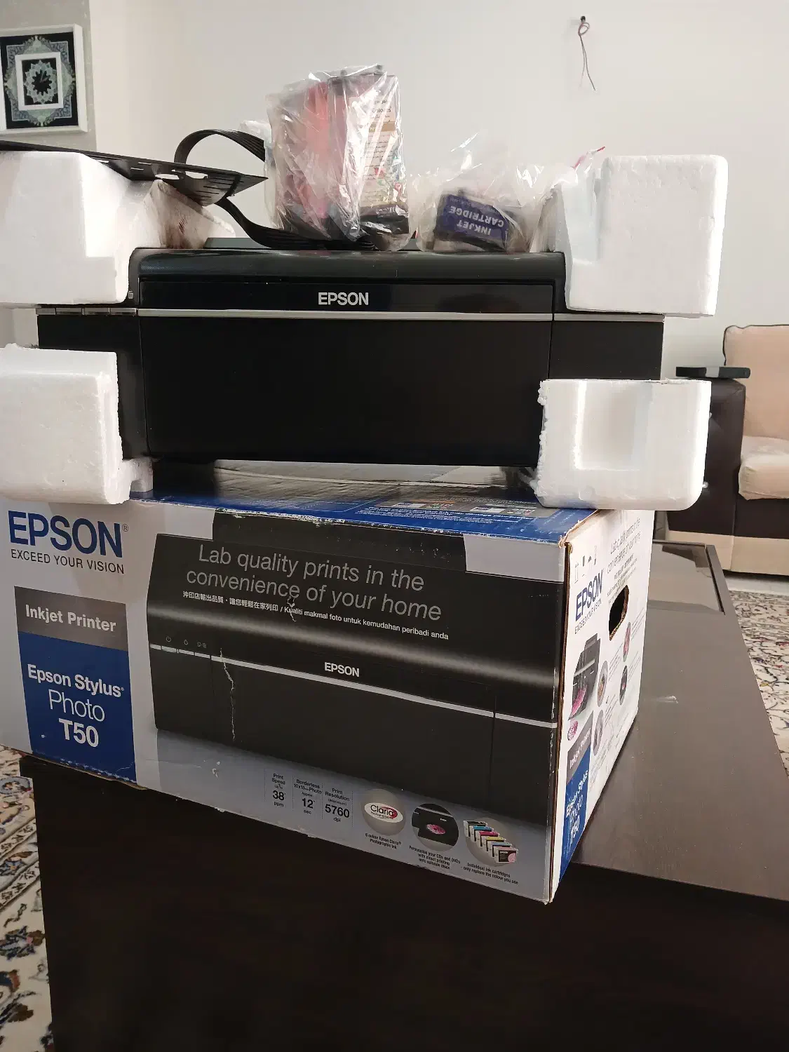پرینتر جوهر افشان اپسون مدل Epson Stylus T5|پرینتر، اسکنر، کپی، فکس|پردیس, فاز ۸|دیوار