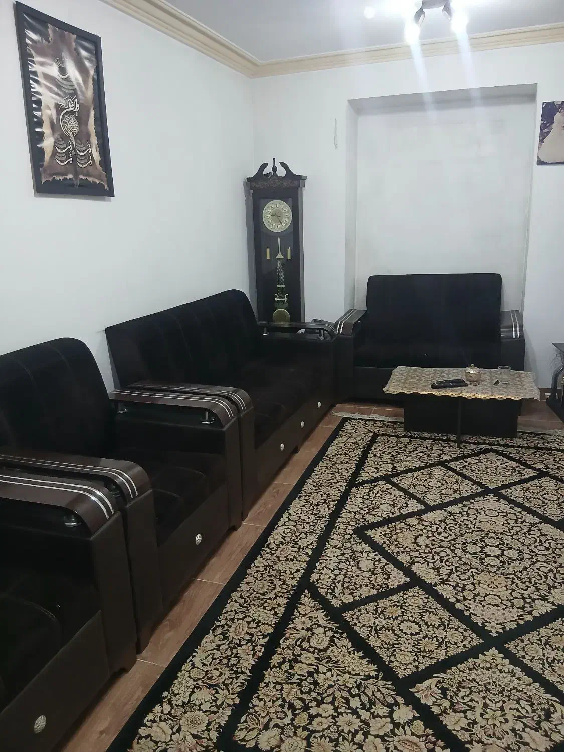 مبل هفت نفره تمیز فروش فوری|مبلمان خانگی و میز عسلی|سنگر, |دیوار
