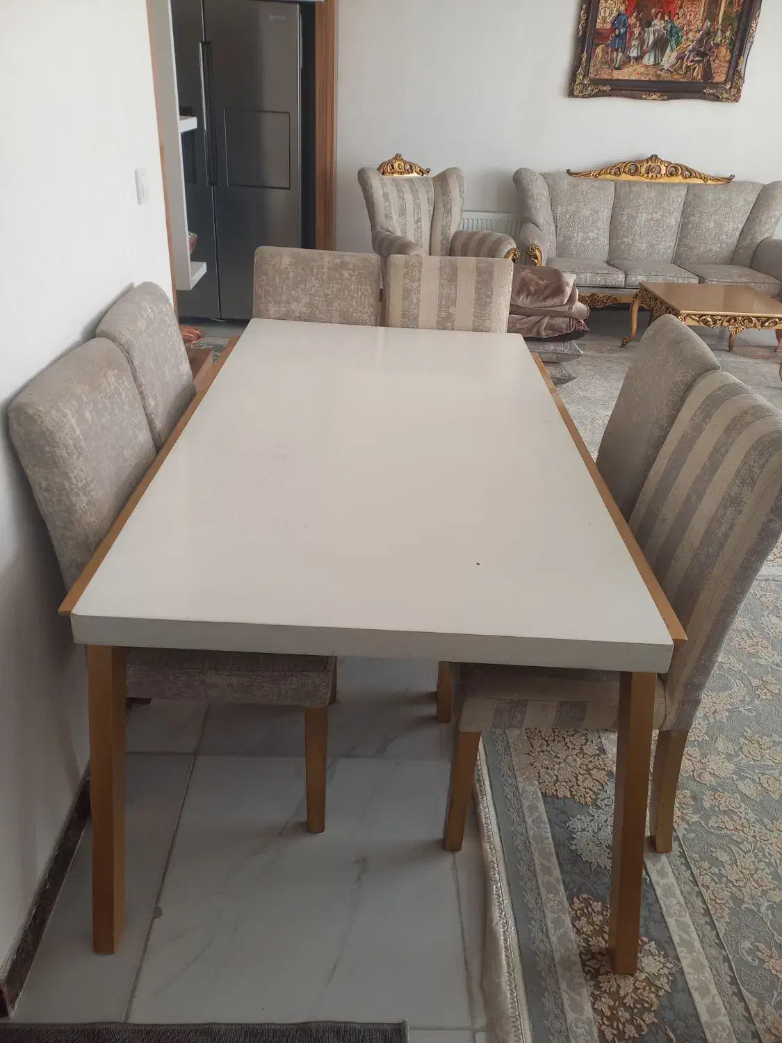 میز نهار خوری|میز و صندلی غذاخوری|سنقر, |دیوار