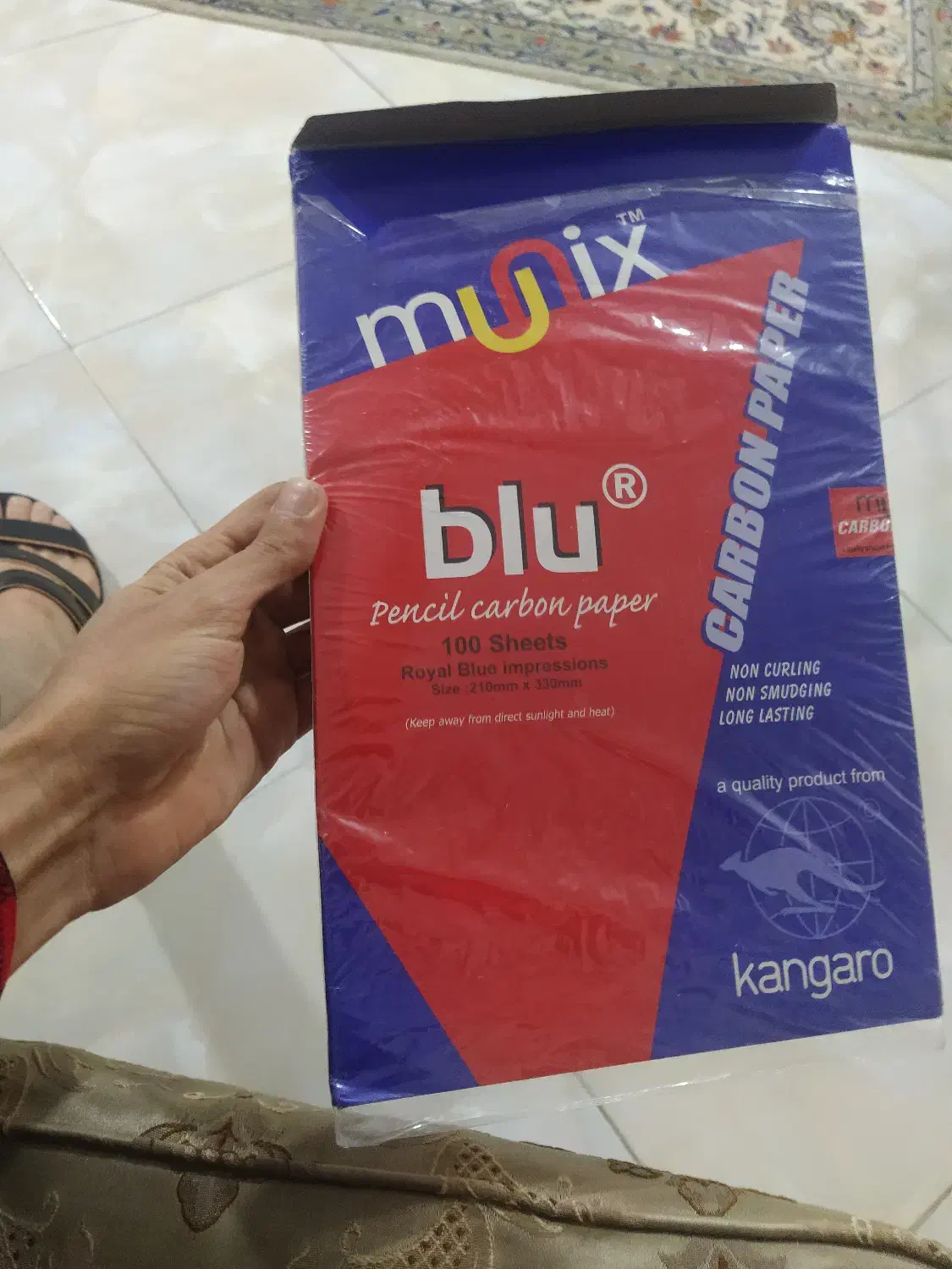 مقوا رنگی و کاغذ رنگی و کاربن آبی|لوازم التحریر|پردیس, فاز ۴|دیوار