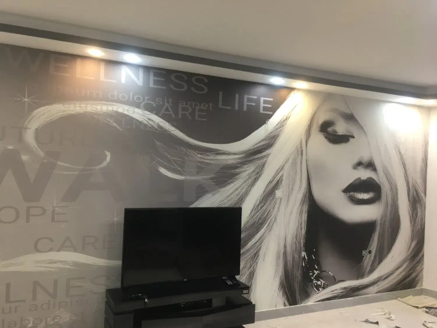 نصاب کاغذ دیواری و پوستر ۳ بعدی|خدمات پیشه و مهارت|پردیس, فاز ۲|دیوار