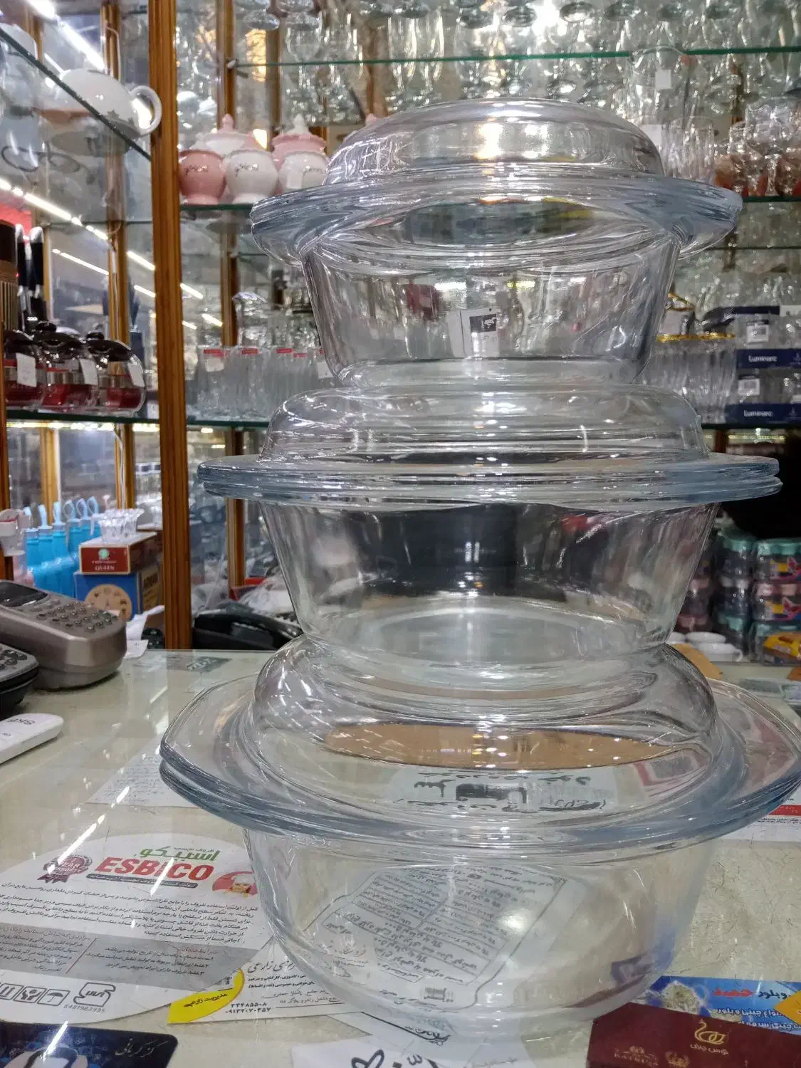 سرویس 6 پارچه قابلمه پیرکس|ظروف پختوپز|اصفهان, جویباره|دیوار