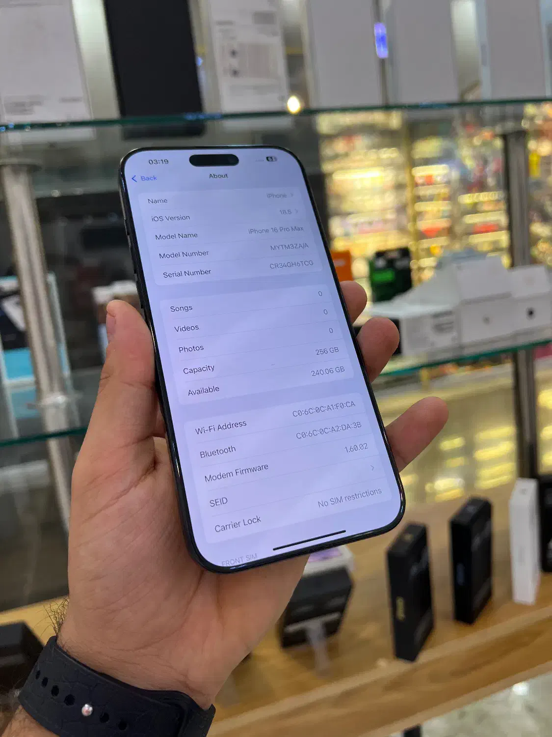 iphone 16pro max ۲۵۶گیگ با ریجستری پک اصلی|موبایل|شیراز, وصال|دیوار