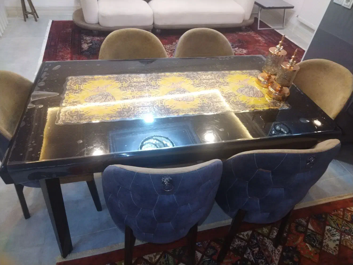 میز ناهارخوری|میز و صندلی غذاخوری|نیریز, |دیوار