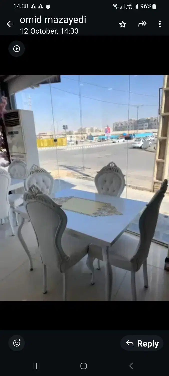 میز و صندلی نهار خوری در حد|میز و صندلی غذاخوری|اهواز, زندوکیلی|دیوار