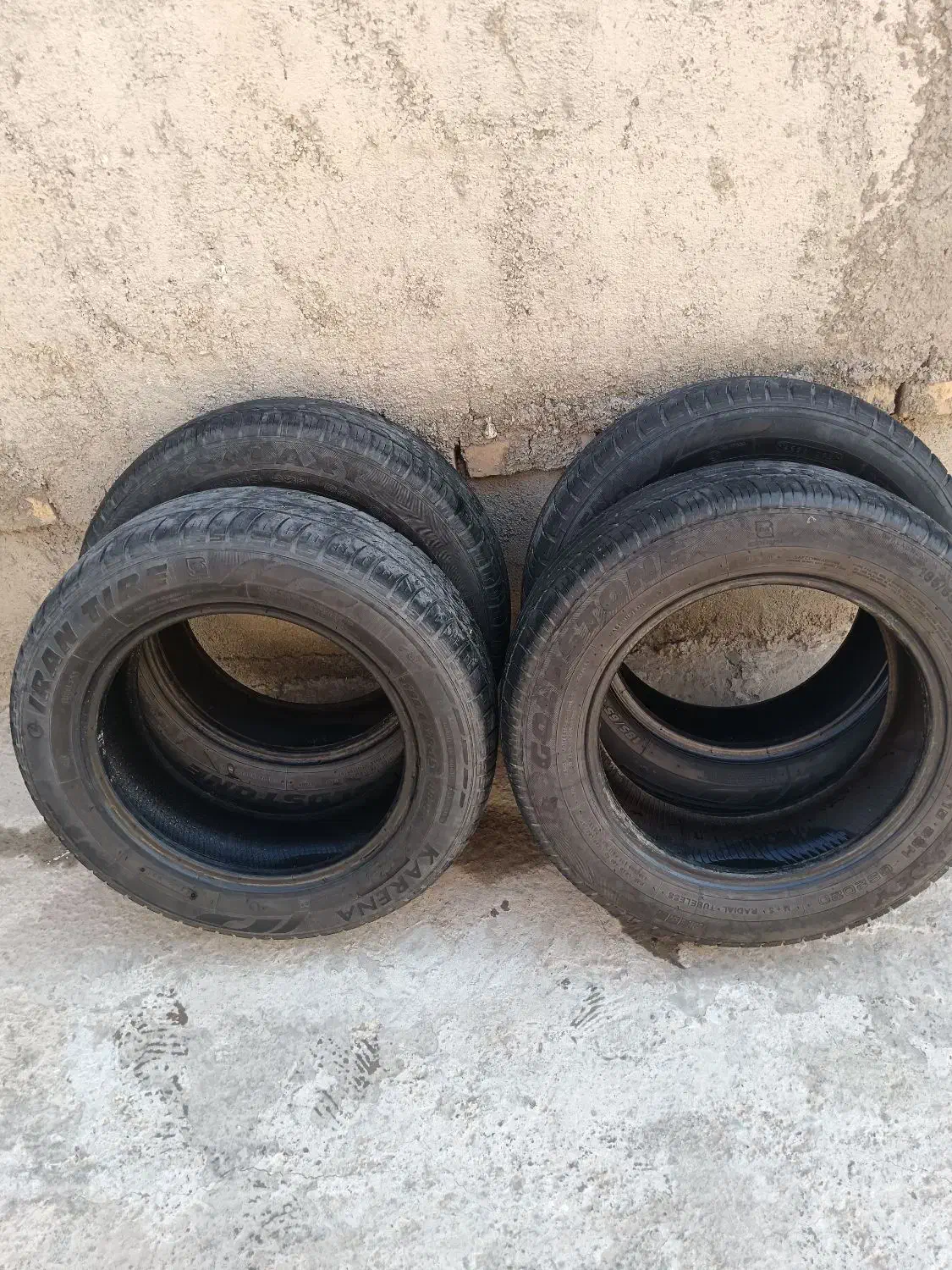 چهار حلقه لاستیک|قطعات یدکی و لوازم جانبی|آزادشهر, |دیوار