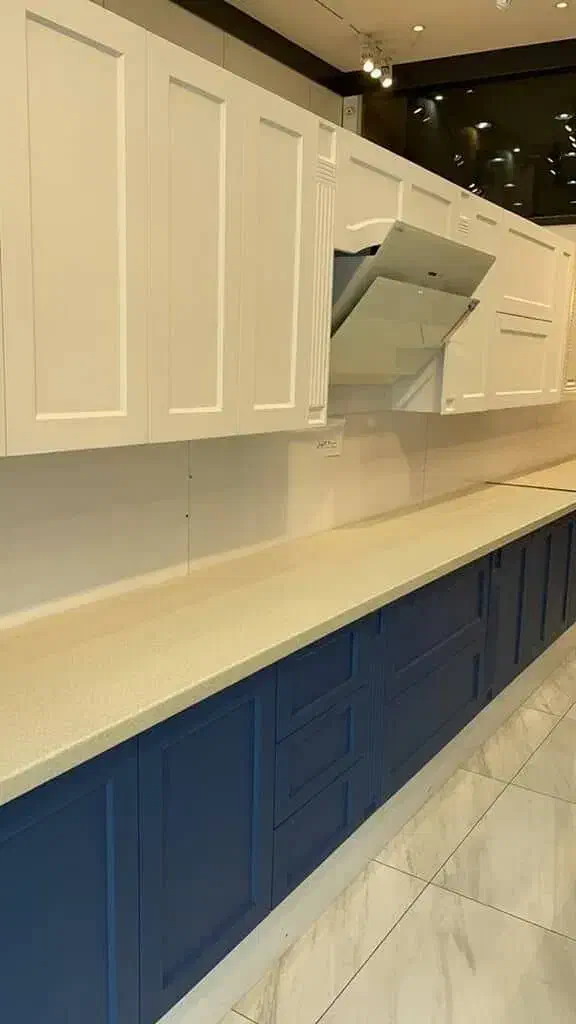 کابینت آشپزخانه طرح کاج پیش ساخته نئوکلاسیک|مصالح و تجهیزات ساختمان|پردیس, فاز ۴|دیوار