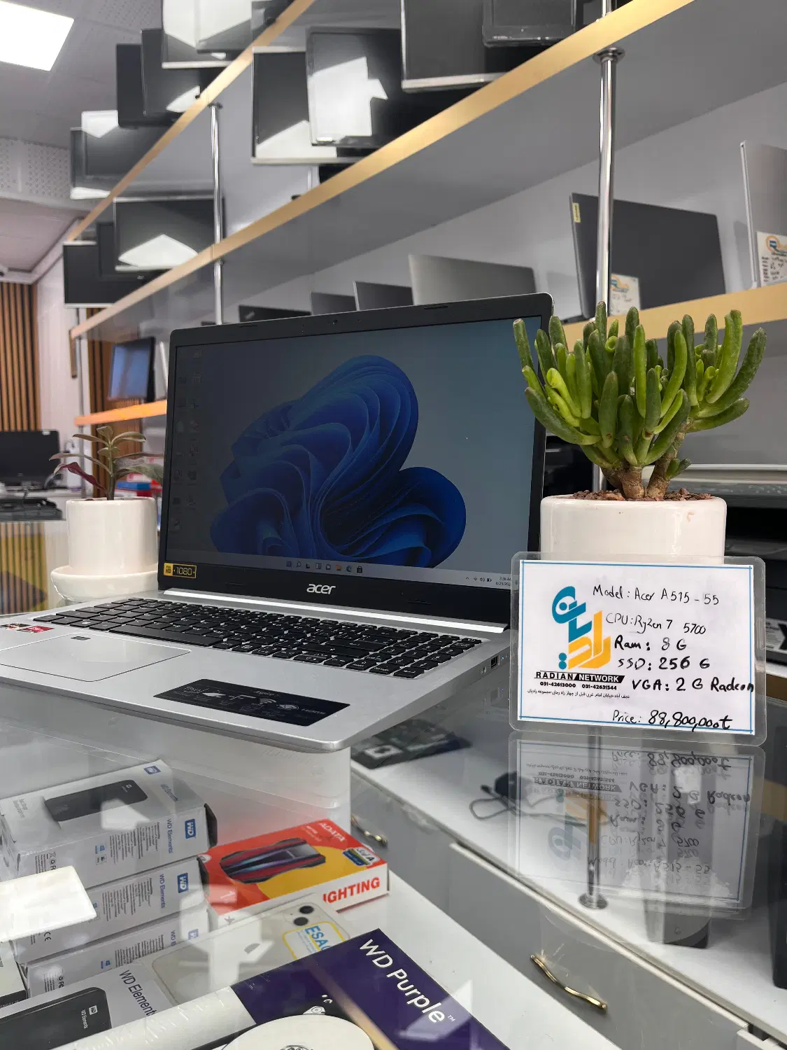 لپ تاپ ایسر Acer بسیار تمیز اقساط تا 20 ماه|رایانه همراه|نجفآباد, امام خمینی|دیوار