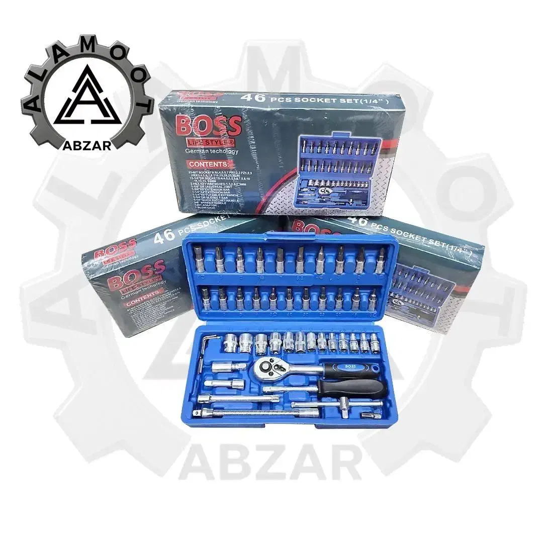 جعبه بکس ۴۶ عددی آبی باس BS-46|ابزارآلات|تهران, شادمان|دیوار