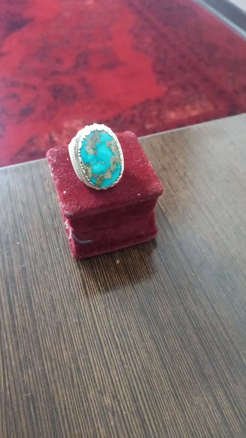 انگشتر فیروزه دست ساز|جواهرات|شیراز, احمدآباد|دیوار