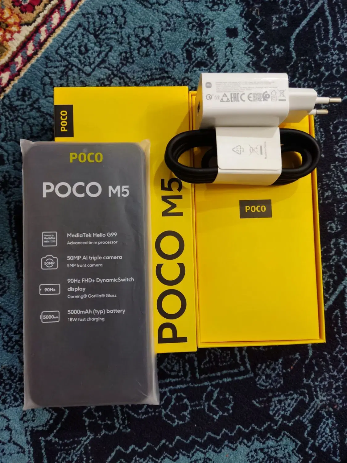 گوشی موبایل مدل POCO M5 Xiaomi|موبایل|اصفهان, باتون|دیوار